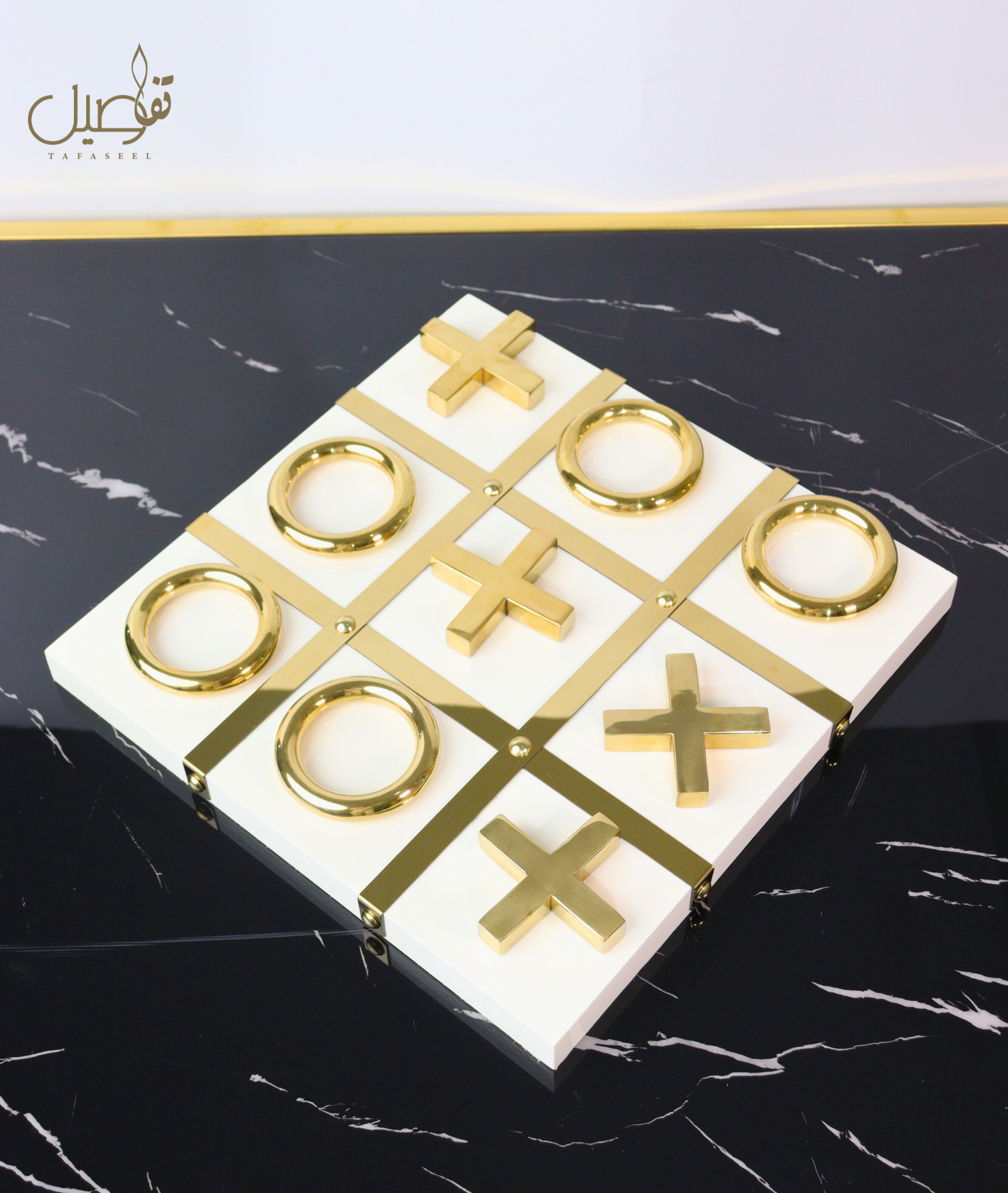 Jeu de Qualité Blanc et Or