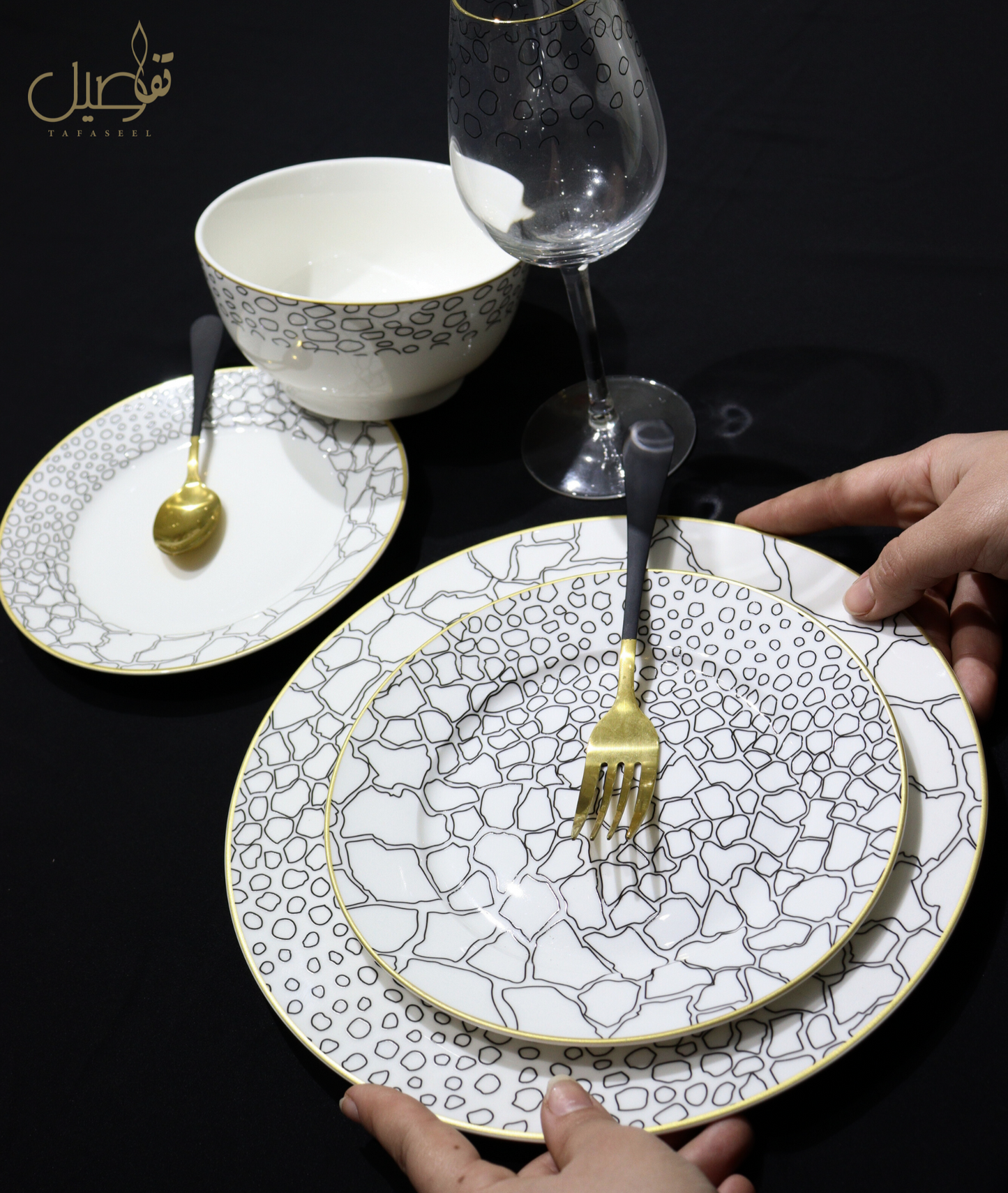 SERVICE DE TABLE 24 PCS