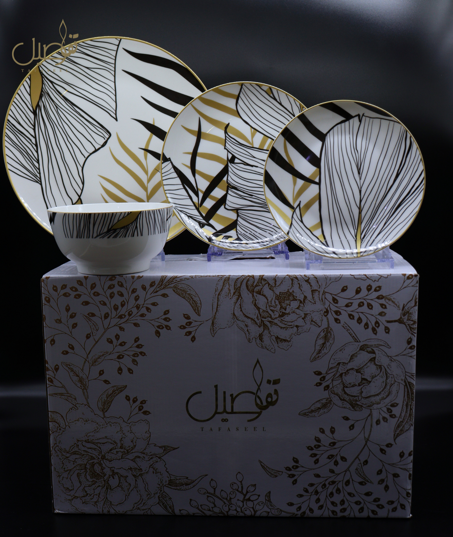 PACK D'ASSIETTE 24 PCS