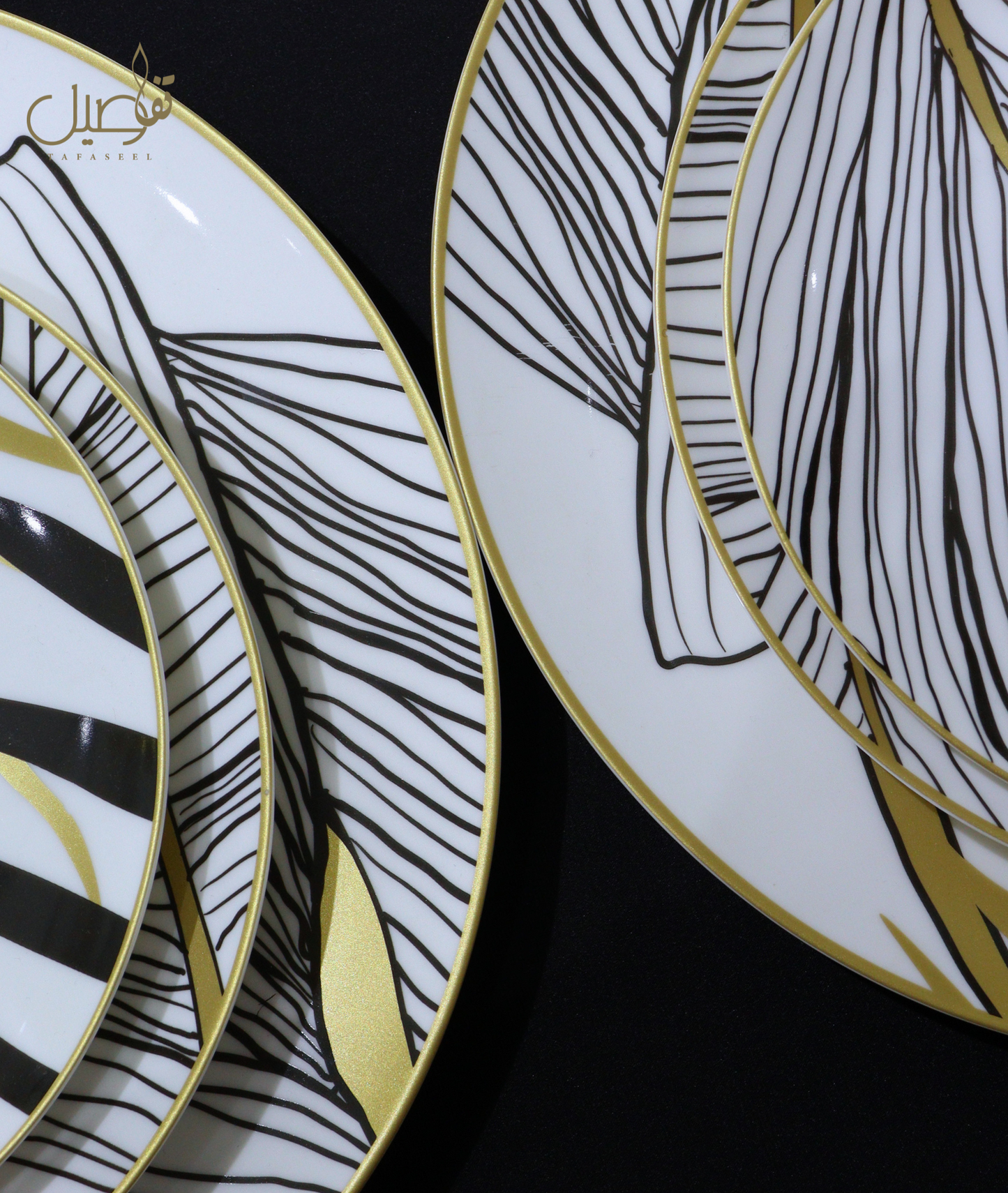 PACK D'ASSIETTE 24 PCS