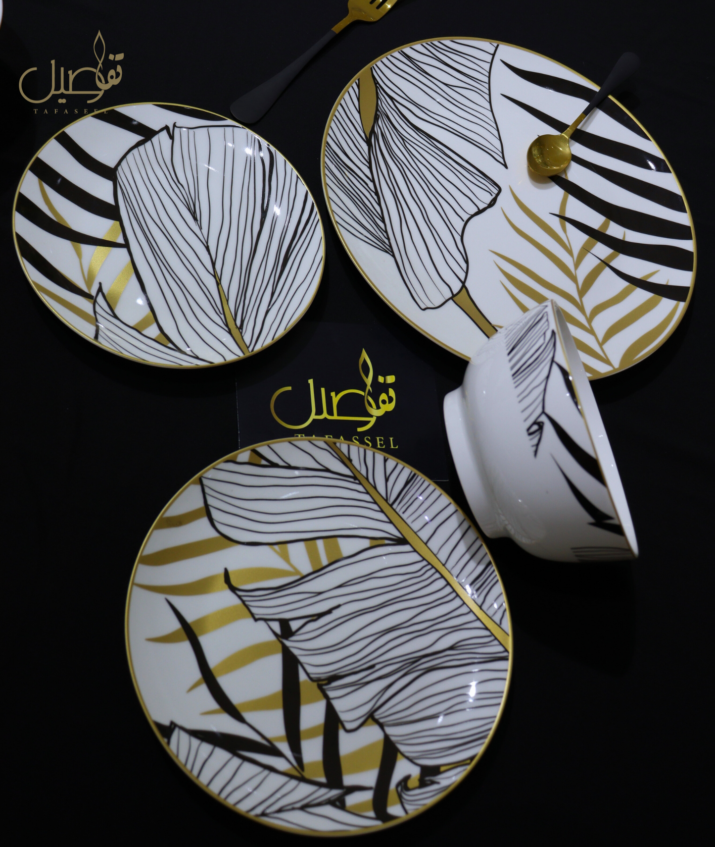 PACK D'ASSIETTE 24 PCS