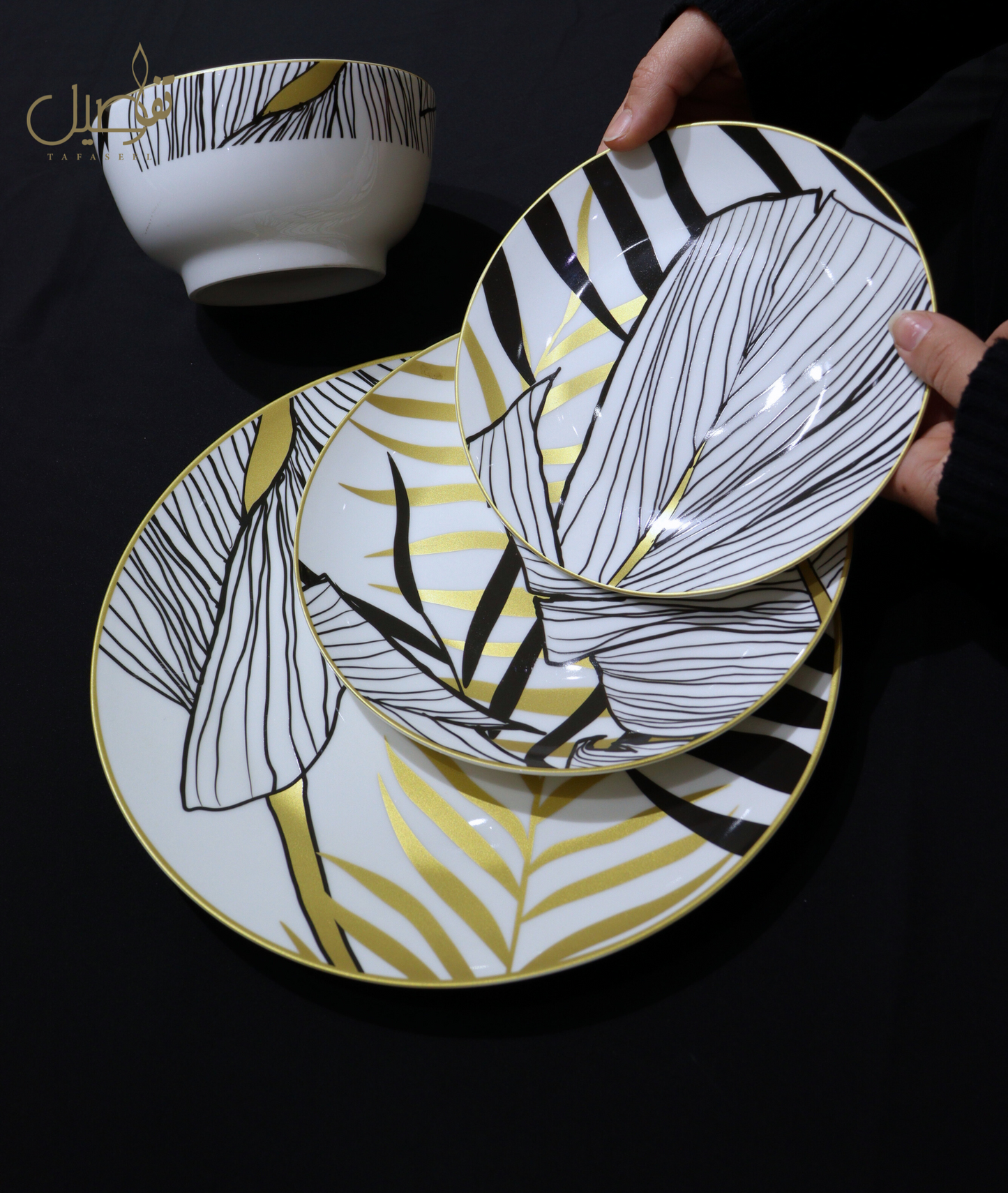 PACK D'ASSIETTE 24 PCS