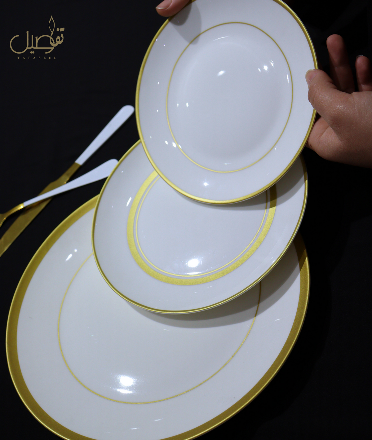 PACK D'ASSIETE 18 PCS
