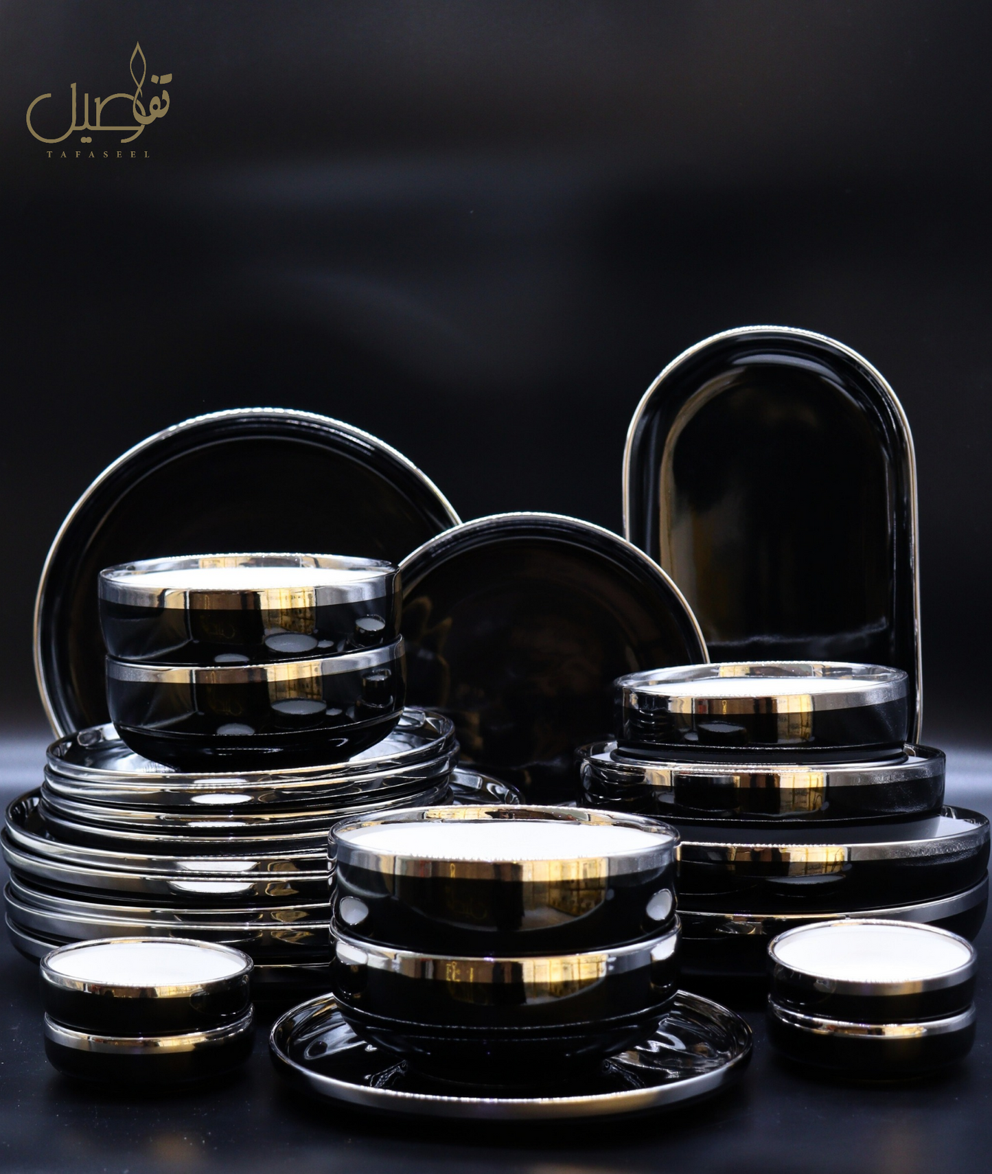 "ENSEMBLE LUXUEUX EN NOIR"🖤