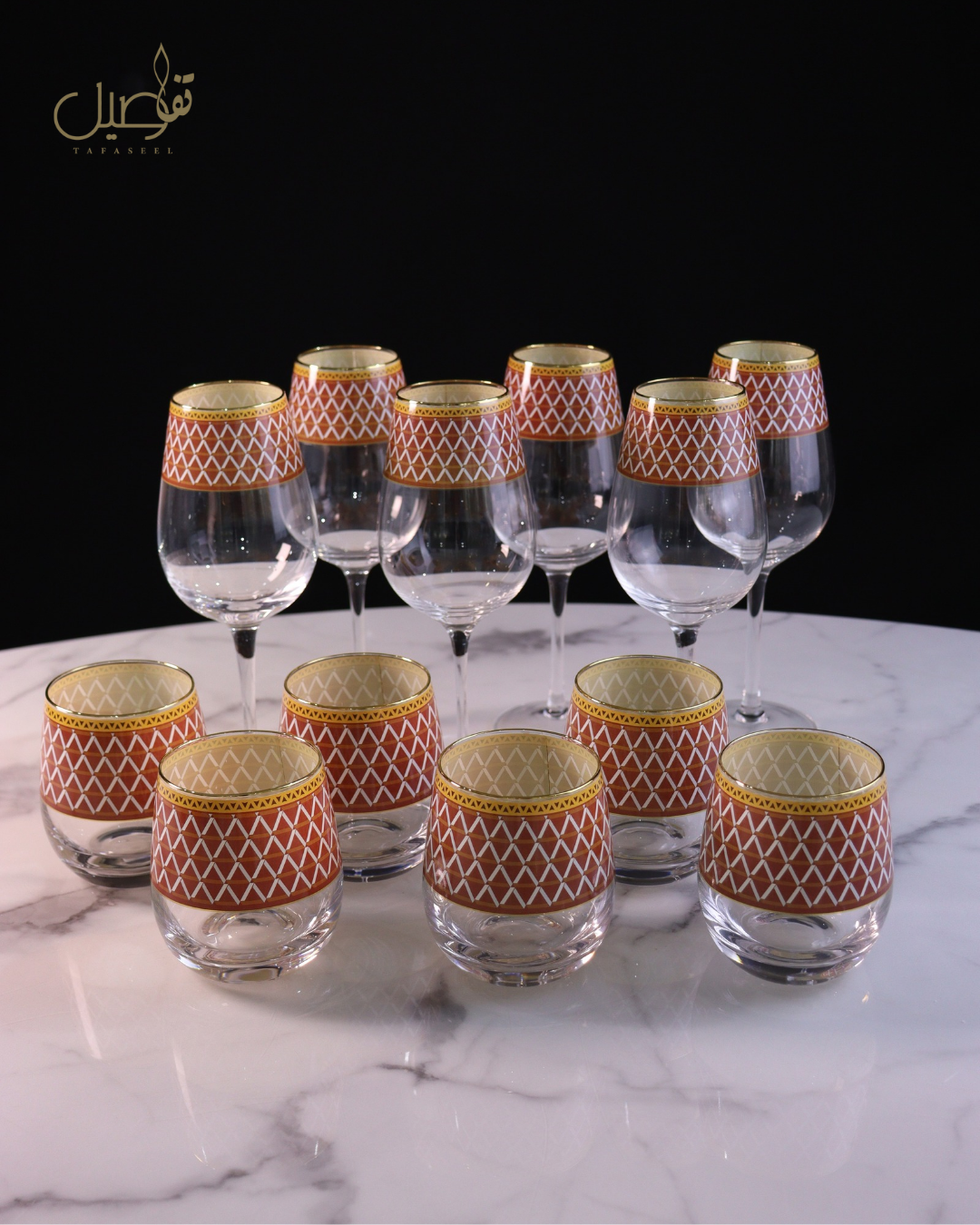 PACK DE VERRES 12 PCS