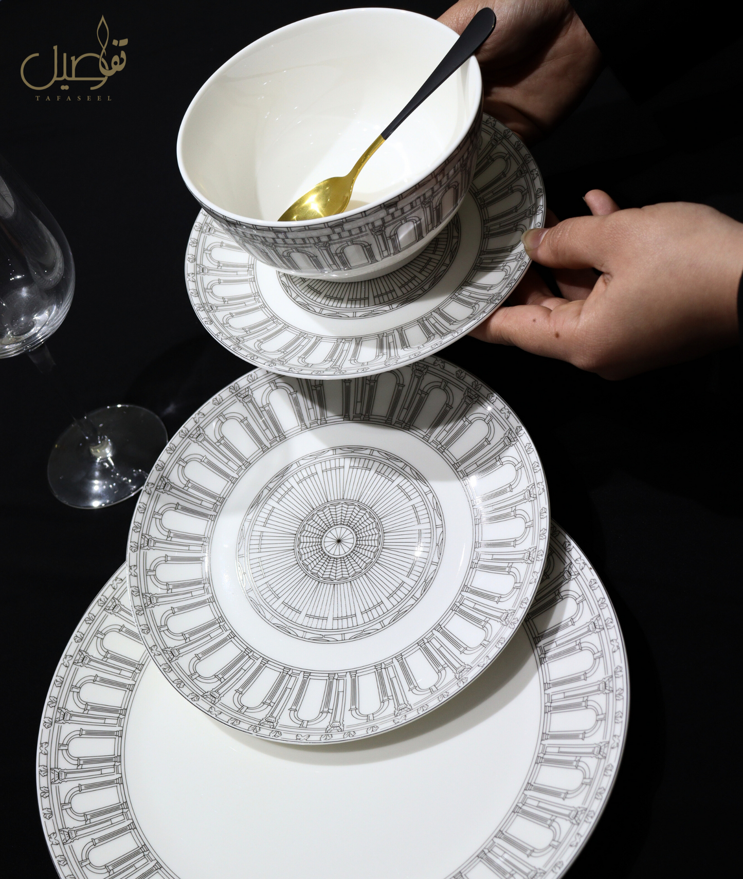 SERVICE DE TABLE 24 PCS