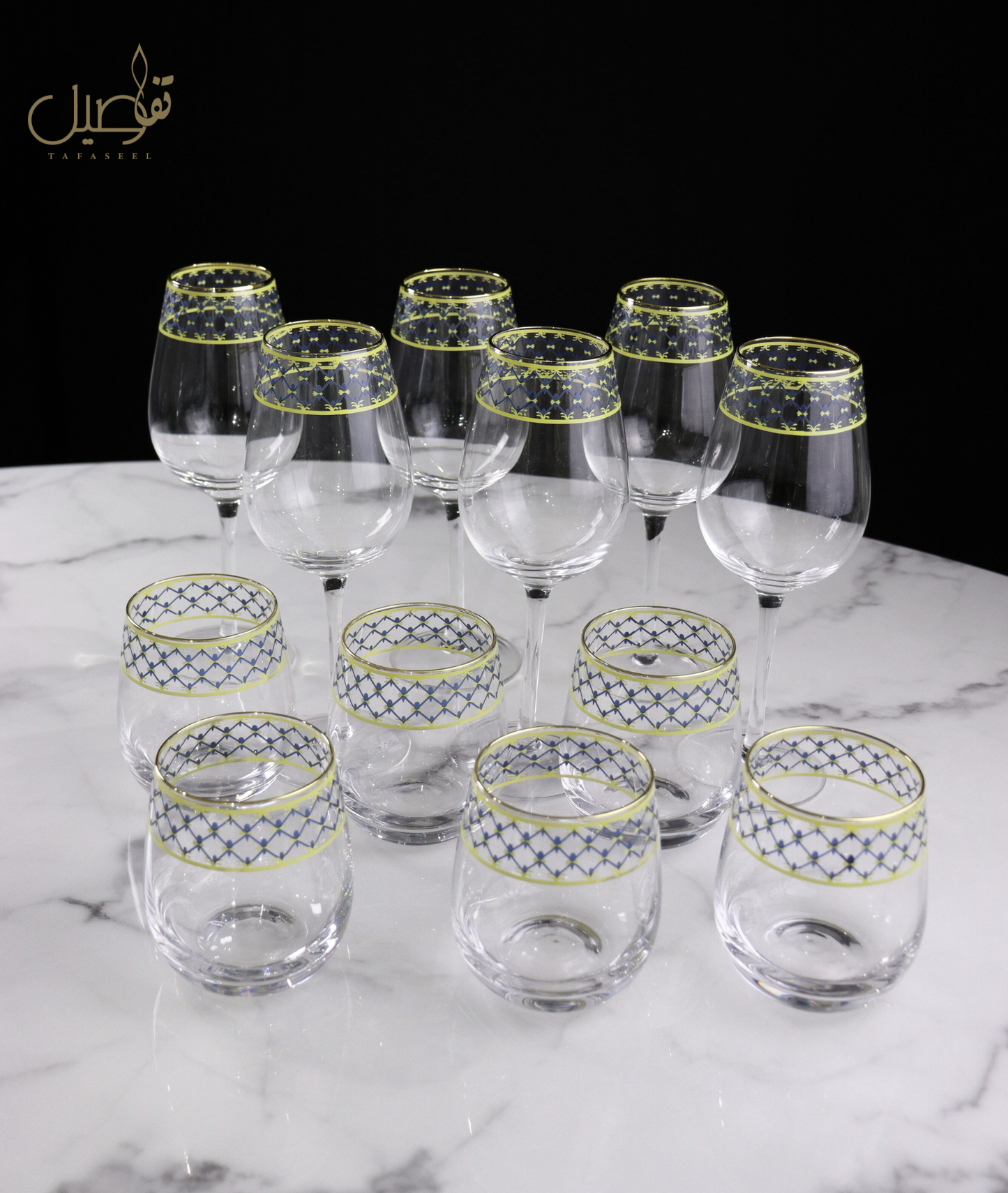PACK DE VERRES 12 PCS