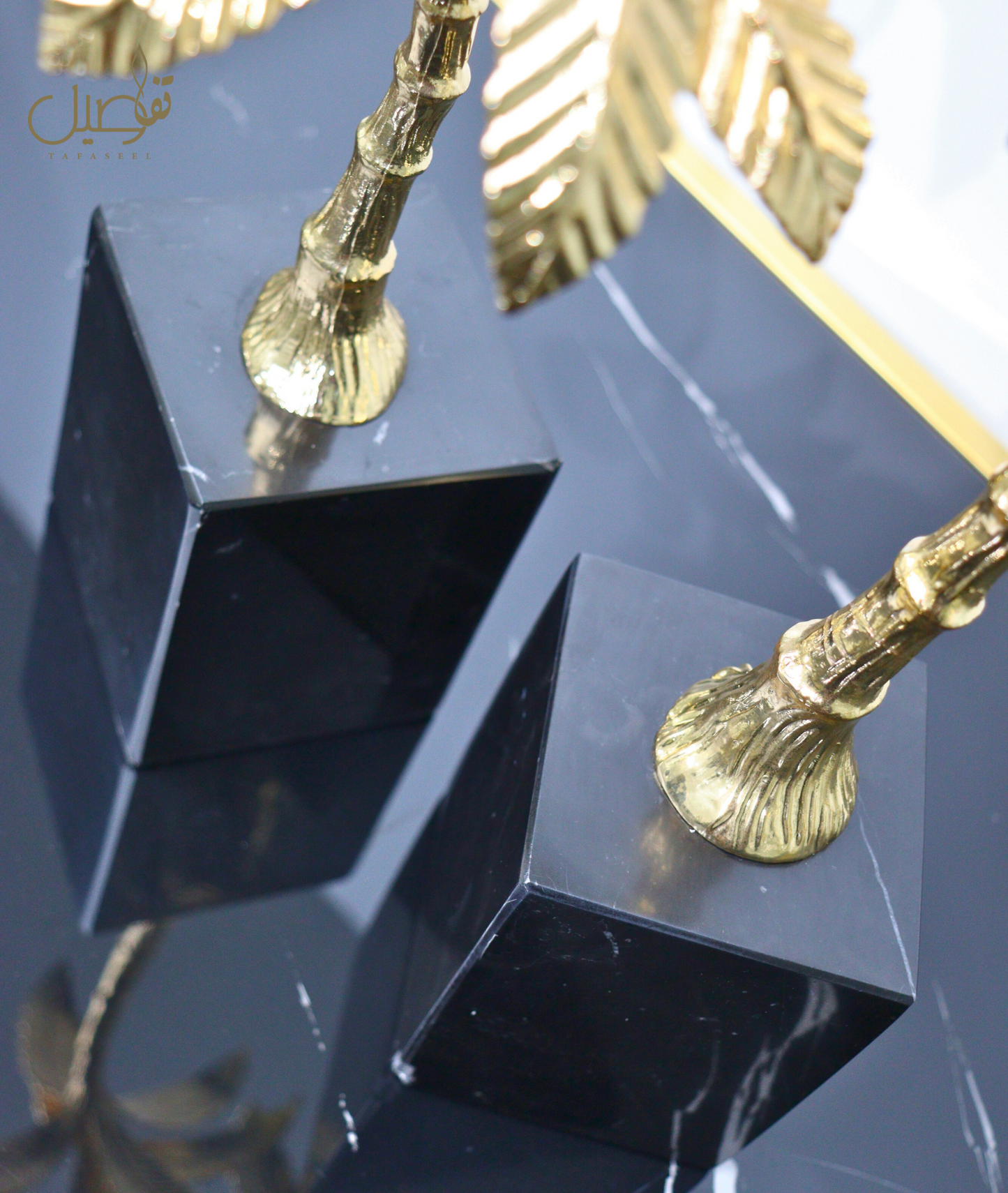 Accessoires de décoration intérieur 2 PCS DOREE