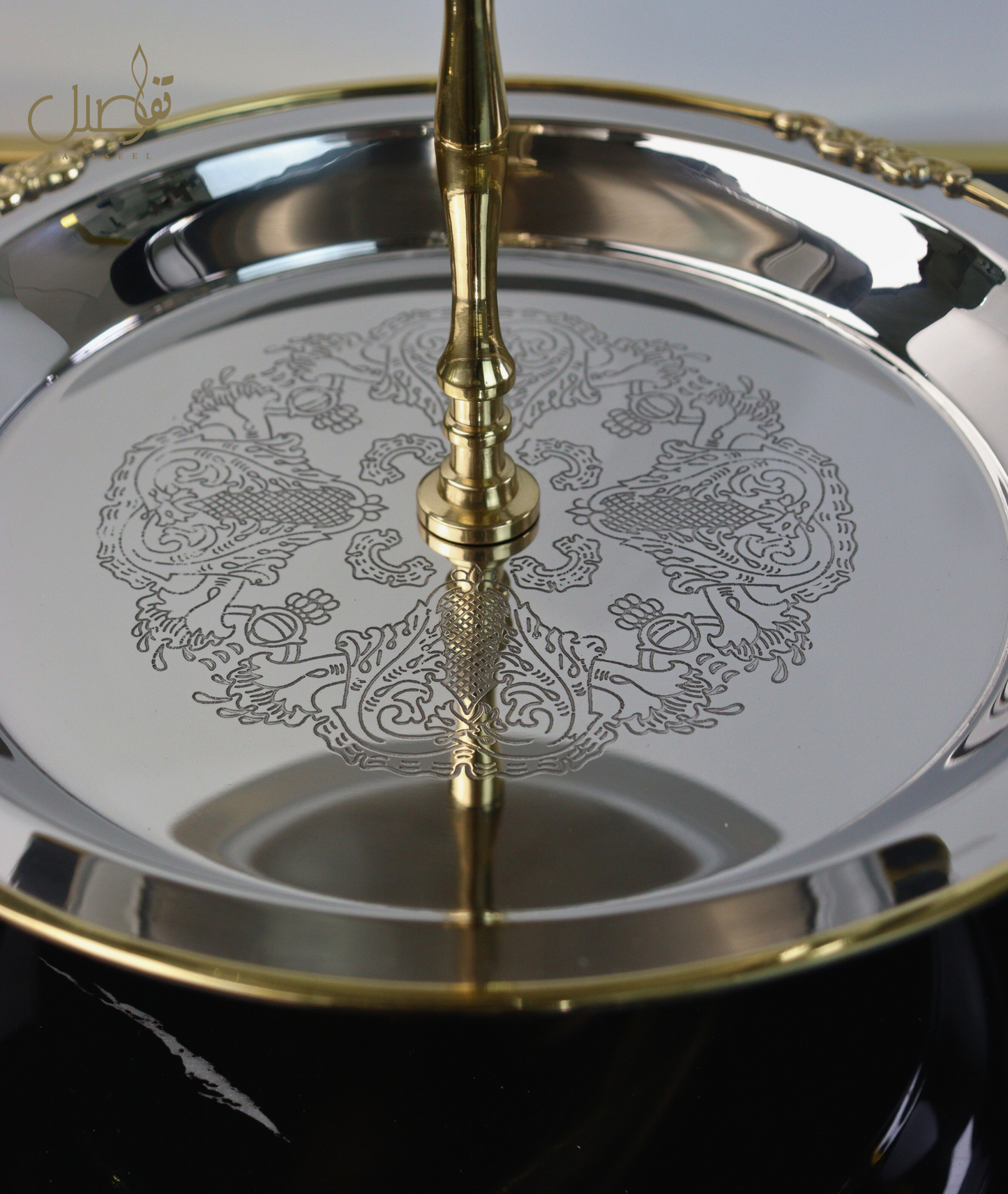 Présentoir à gâteaux à 2 étage