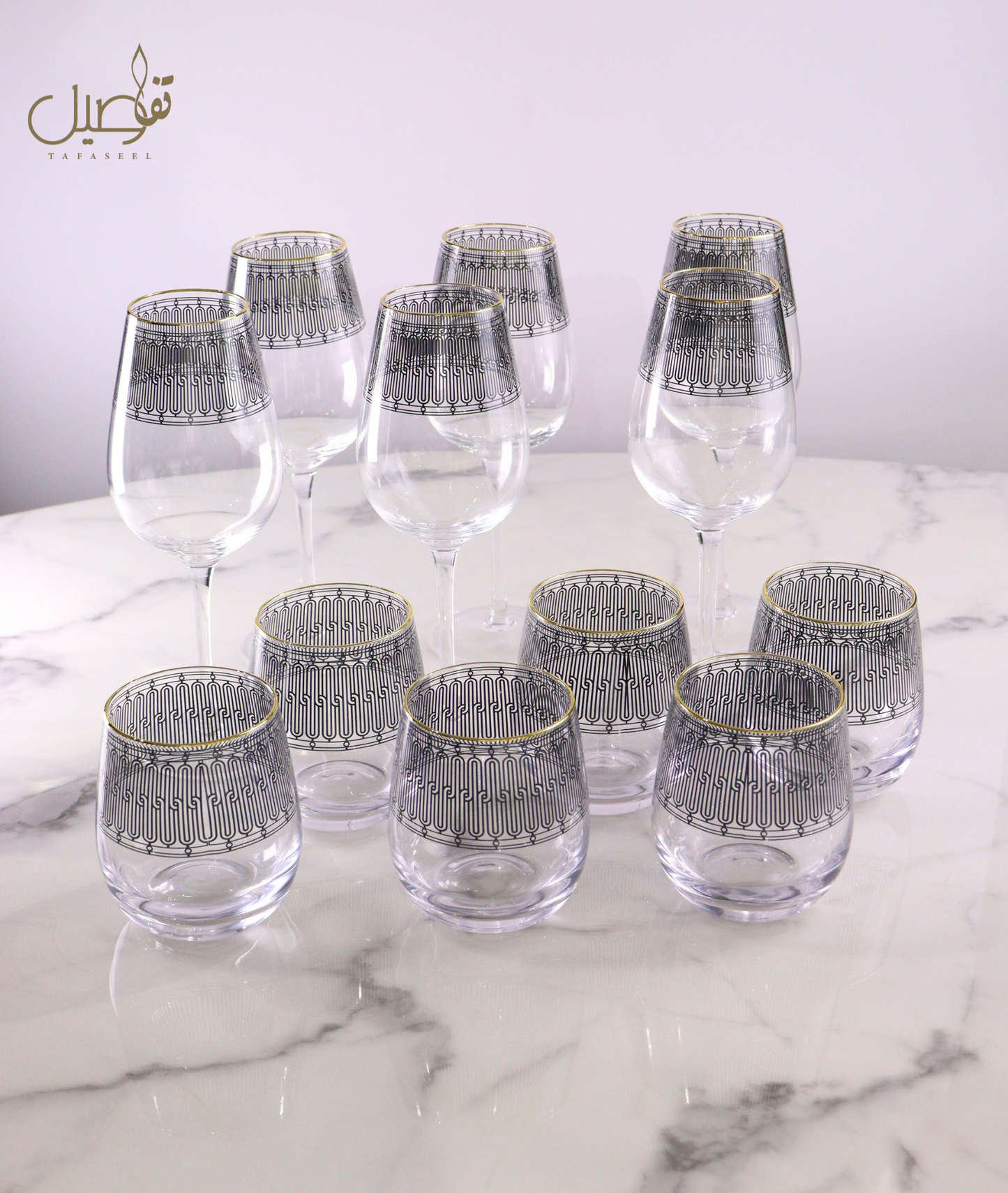 PACK DE VERRES 12 PCS