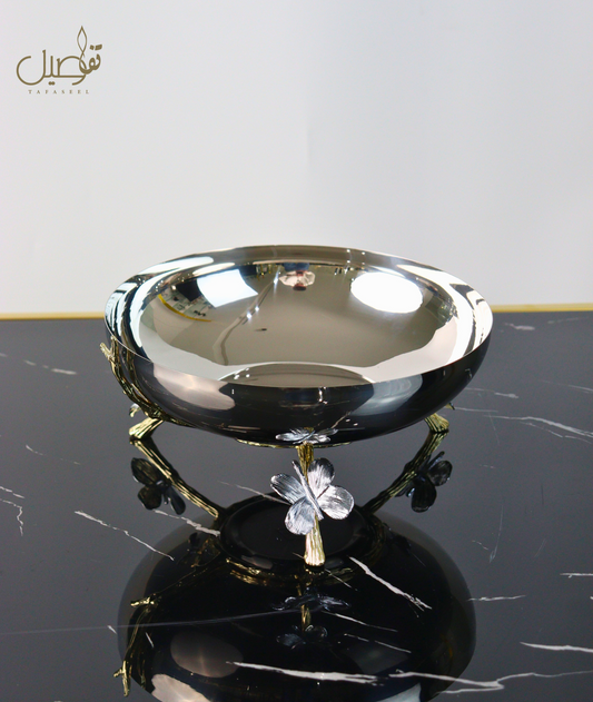 Bol papillon en acier inoxydable