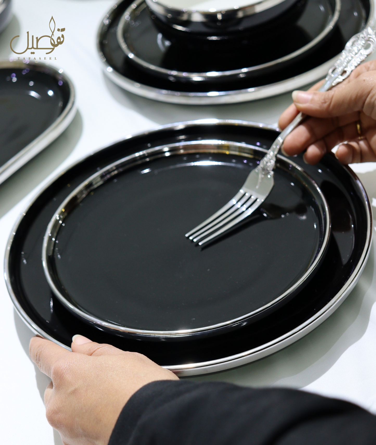 "ENSEMBLE LUXUEUX EN NOIR"🖤