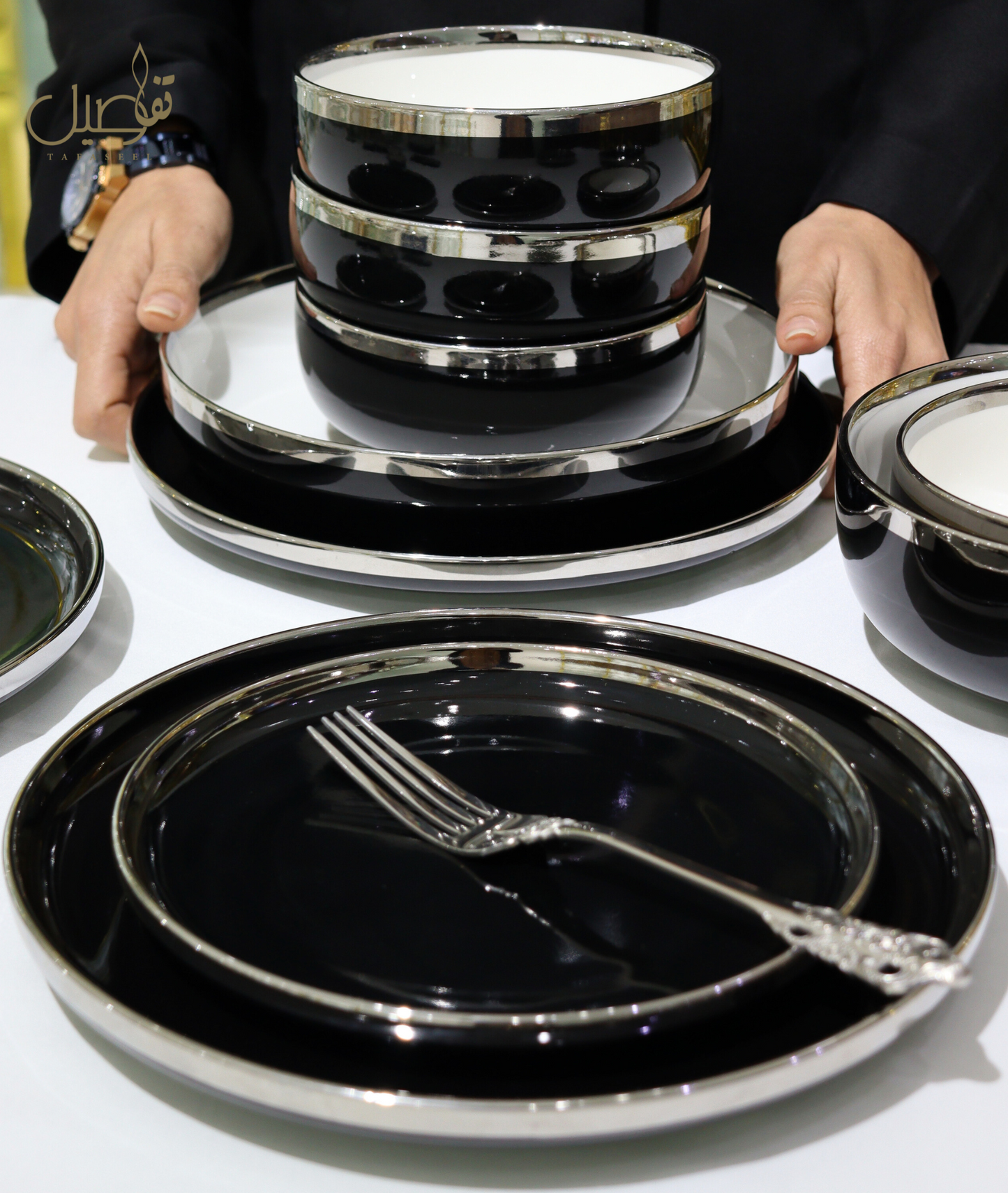 "ENSEMBLE LUXUEUX EN NOIR"🖤