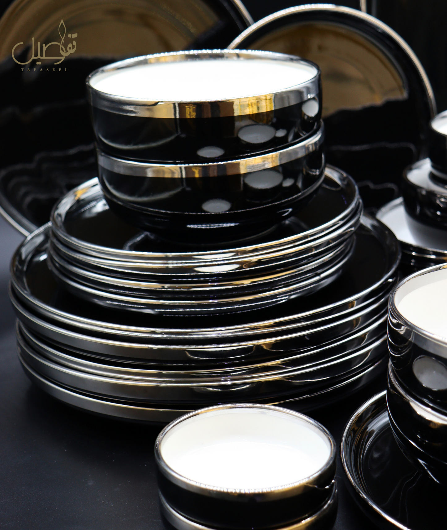 "ENSEMBLE LUXUEUX EN NOIR"🖤