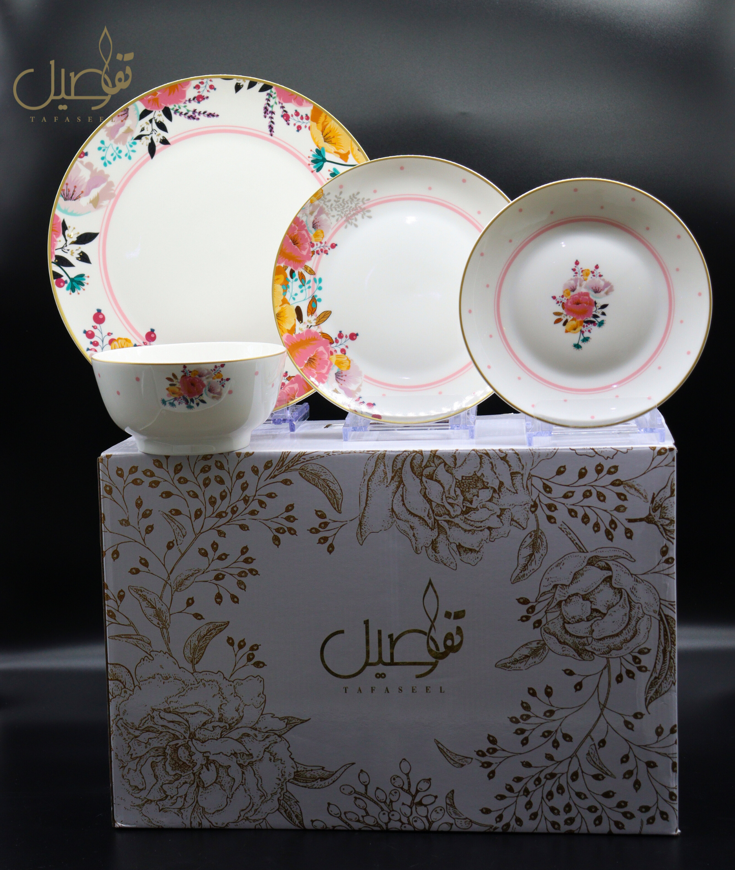 PACK D'ASSIETTE 24 PCS