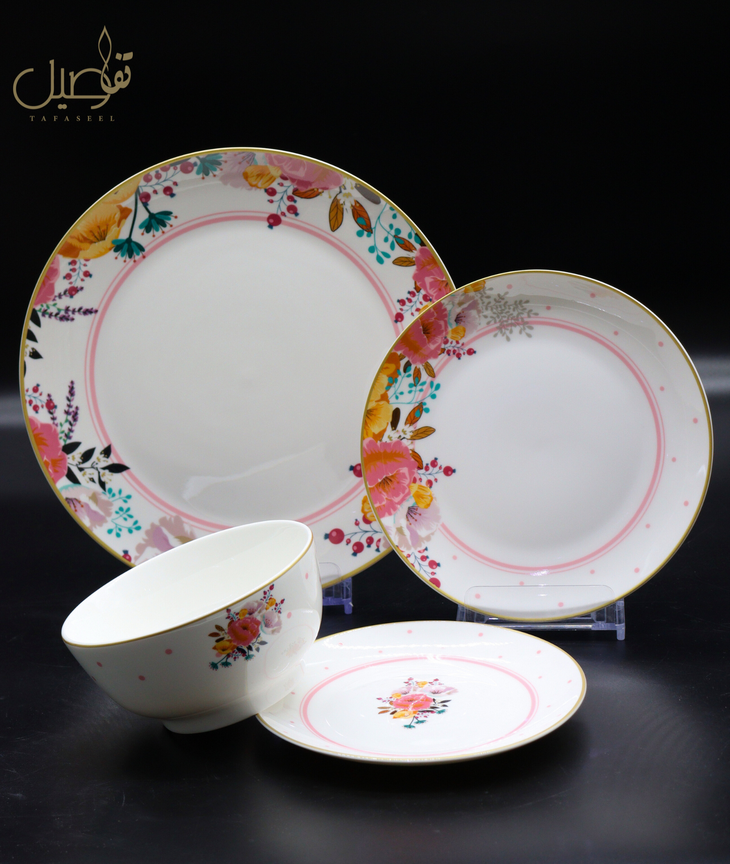 PACK D'ASSIETTE 24 PCS