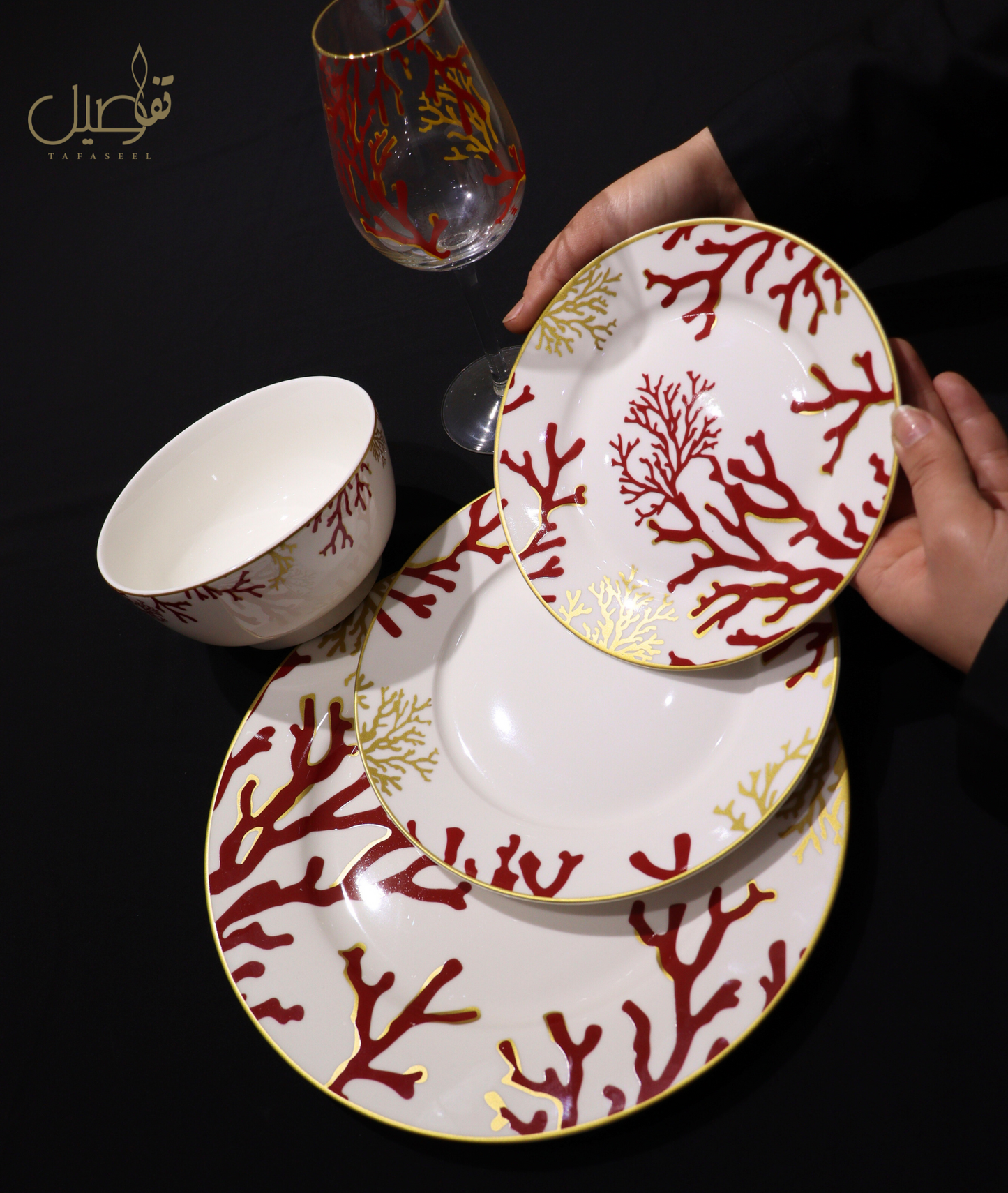 SERVICE DE 6 PERSONNES 24 PCS