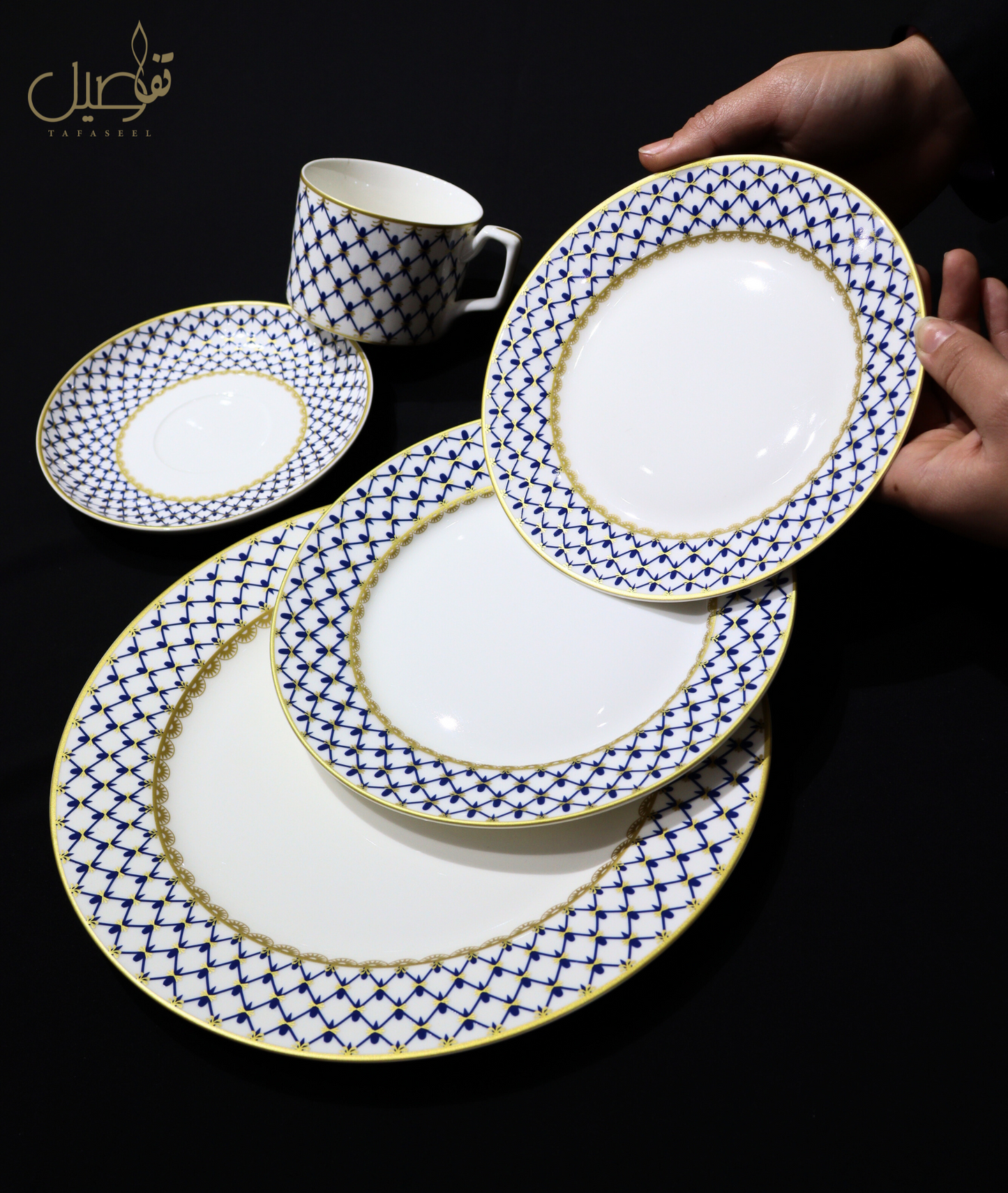 PACK DE SERVICE DE 30 PCS Bleu