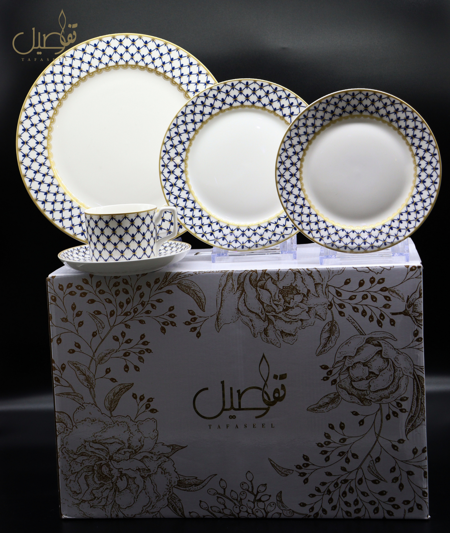 PACK DE SERVICE DE 30 PCS Bleu