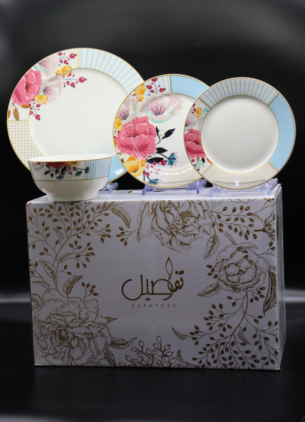 PACK D'ASSIETTE 24 PCS